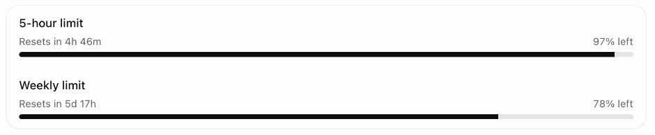 14:15:03 — After the skill change: 97% remaining.